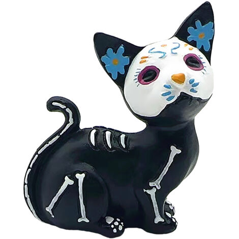 Gatito de decoración de Halloween (kit de manualidades) – Gato Ángel Fantasma – Incluye embalaje de cartón con algodón perlado. Precio