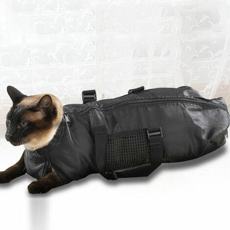 gato aseo belleza bolsa de mascota portatil bolsa de bano gato transpirable estuche