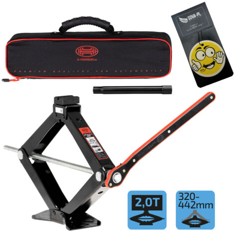 Gato elevador trapezoidal SUV 2t (+ llave) + fragancia (vainilla)