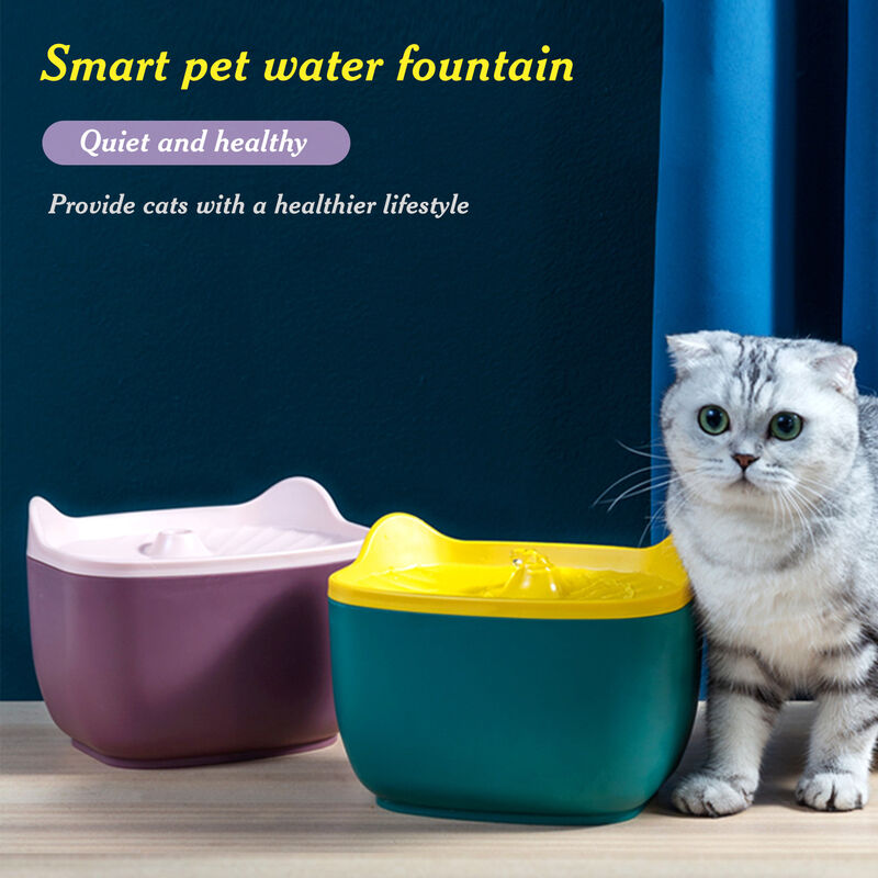 

Gato Fuente de agua de 2.5L automatico dispensador de agua de bebida silenciosa para Gatos Perros varias mascotas, Verde