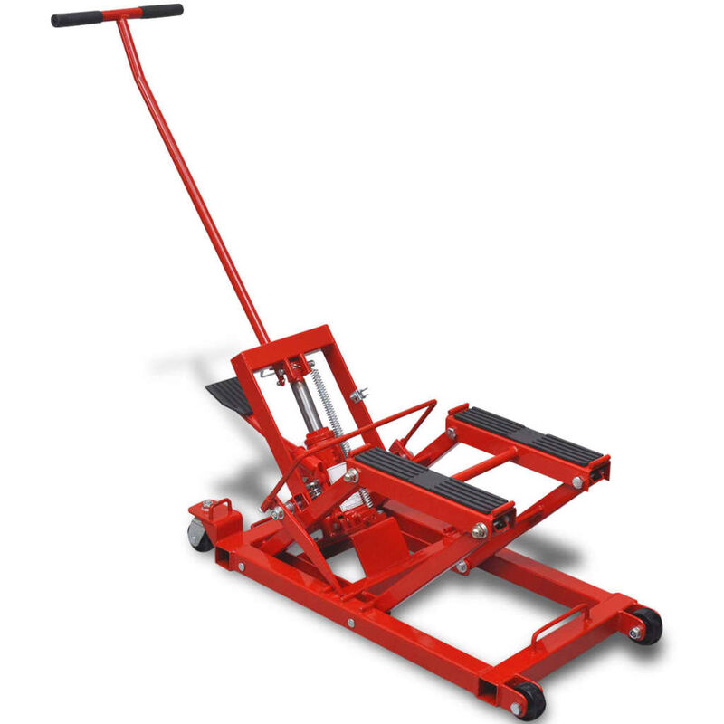 

Gato hidráulico de motocicleta/ATV 680 kg rojo