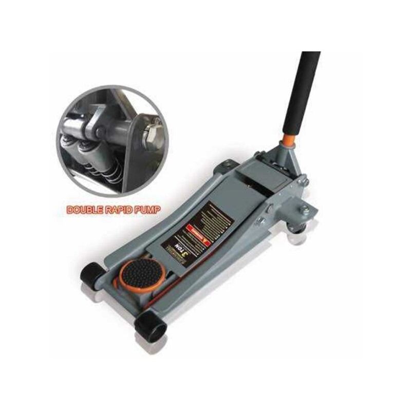 

Gato Hidráulico De 3 Toneladas, Con Perfil Bajo De 7,5 Mm Y Doble Piston