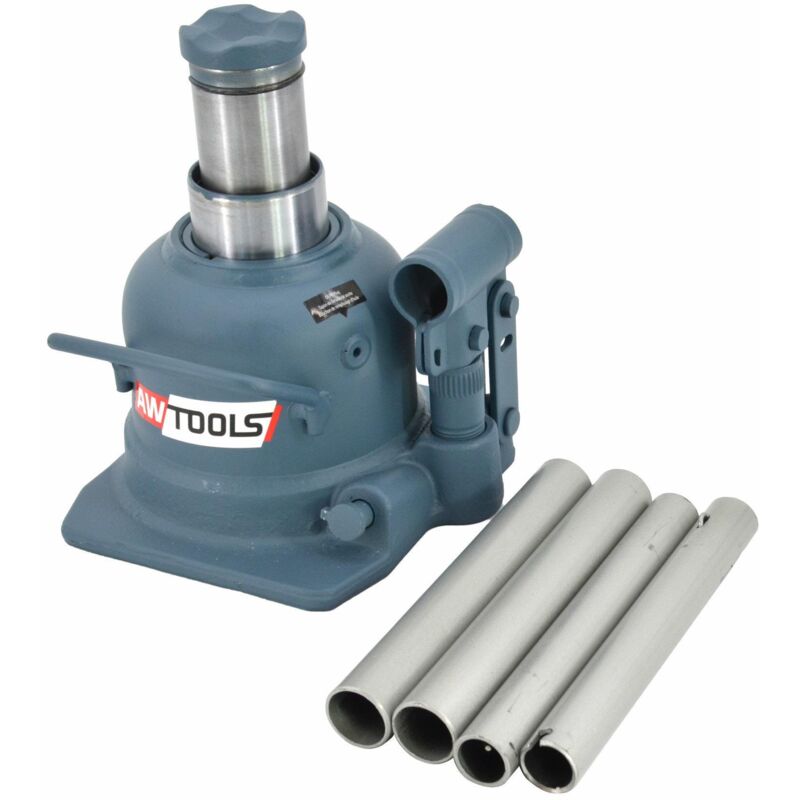 GATO HIDR脕ULICO DE PIST脫N BAJO AWTOOLS 20T 150-245mm