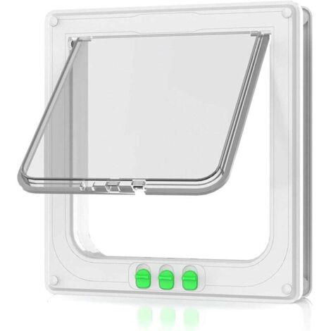 Gattaiola, Gattaiola resistente alle intemperie, Facile installazione, Porta interna ed esterna, Finestra, Parete