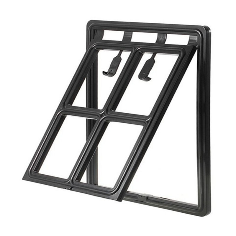 Gattaiola per cani e gatti, porta a zanzariera per gatti e cani con libero accesso - Grande 35 cm x 45 cm