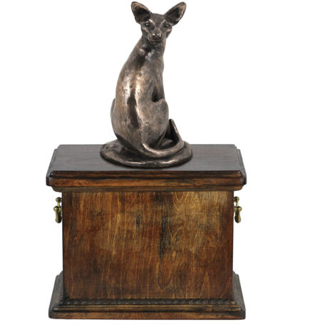 Gatto Mau egiziano - urna per ceneri di gatto, urna con statuetta, urna elegante in stile classico di Art-Dog