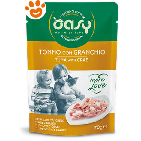 Gatto - More Love Tonno con Granchio 70 gr OASY