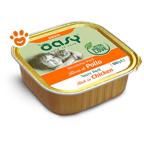 Gatto - Pate' Adult Pollo 100 gr Oasy