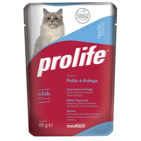 Gatto - Pollo & Aringa Prolife 85 gr