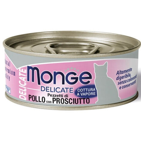 Gatto - Pollo & Prosciutto Delicate Monge 80 gr