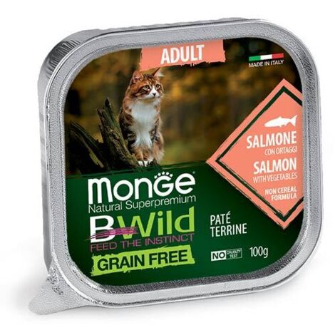 Gatto - Sterilised Salmone Bwild Monge - size 85 gr