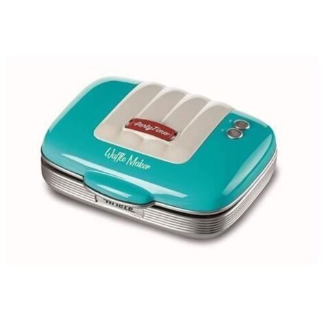 Gaufrier Ariete 1973 700 W, plaques antiadhésives, bleu clair-AquaForge