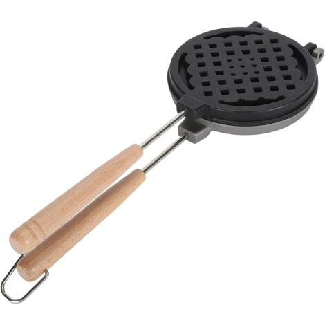 Gaufrier avec plaque double face, revêtement antiadhésif et poignée amovible pour gaufres, sandwichs et toasts. - AquaForge
