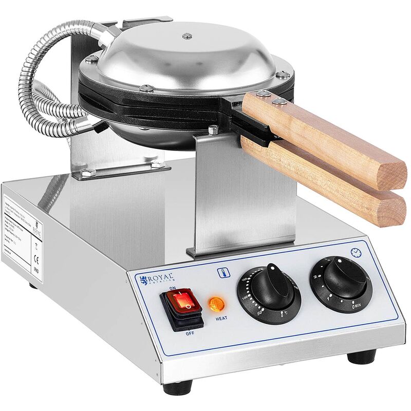 Gaufrier Bubble 1,415 watts 50 - 250 °c - Minuterie : 0 - 5 min