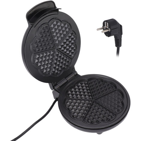 Gaufrier double face multifonction pour usage domestique, mini-gaufres, noir, prise européenne 220 V - AquaForge