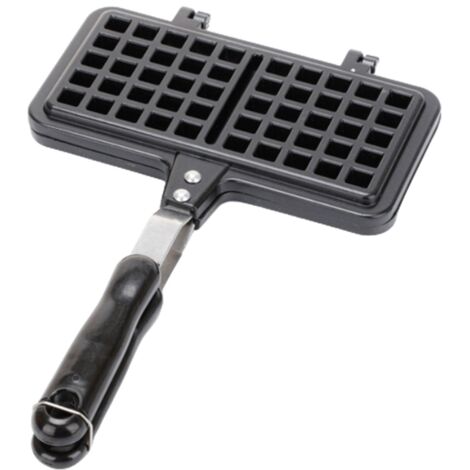 Gaufrier électrique double antiadhésif pour muffins, gaufrier, idéal pour la cuisine en extérieur, presse facile à nettoyer - AquaForge
