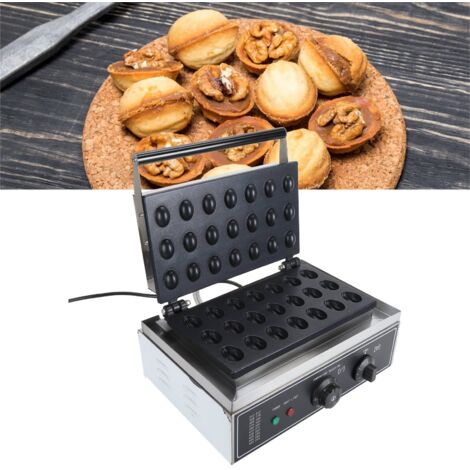 Gaufrier Électrique Multifonction avec Contrôle Précis de la Température et Minuteur - 1650W, Double Face, Capacité 21 Troues, Surface Antiadhérente SUS