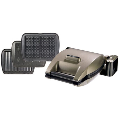 Gaufrier Gaufrettes et Croque Monsieur Lagrange Premium 1200 W Gris