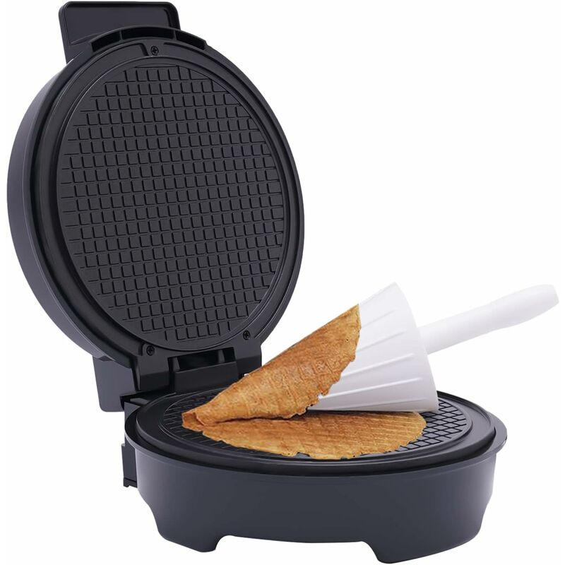 Gaufrier mince crème glacée gaufrier électrique gaufrier cône fabricant antiadhésif plaque de fer plat de cuisson Dessert fer à repasser surface de