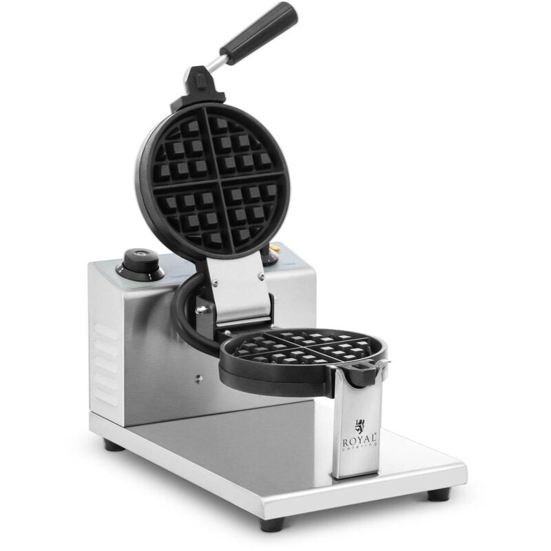 Royal Catering - Gaufrier professionnel Appareil à gaufre rondes 1200 w
