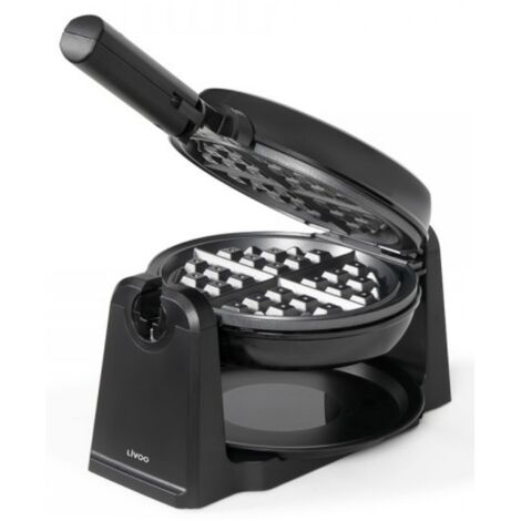 Gaufrier rotatif 1000w noir - Livoo - DOP252
