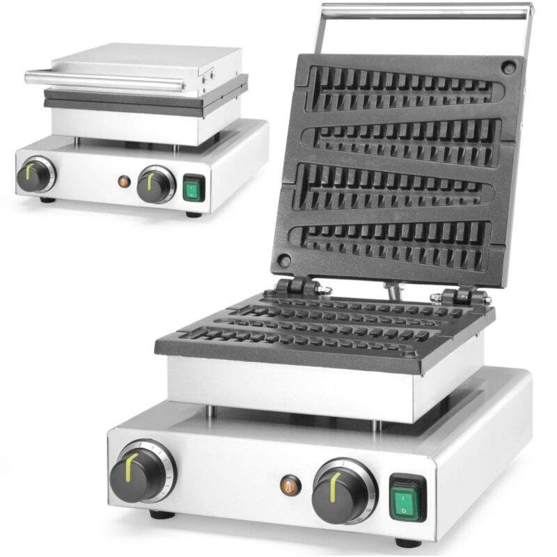 Gaufrier Lolly pour gaufres sur bâton pour 4 gaufres Hendi 212165