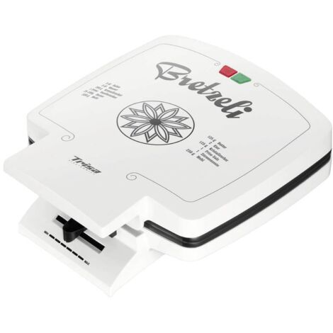 Gaufrier Trisa Bricelet Classique revêtement anti-adhésif, rabattable, voyant lumineux, réglage de la température en co