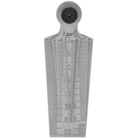 Gauge conique métrique du feeler 1  29 mm concepteurs en acier inoxydable Ingénieurs Taille pour l'espace de mesure