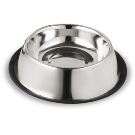 GAUN Plato perros y gatos inoxidable 20 cm de diámetro