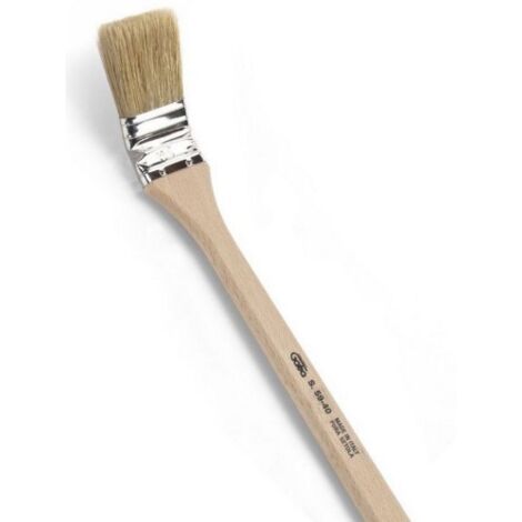 Gava 59/I pennello radiatore 30 mm in pura setola bionda pennellino per termosifoni con manico in legno made in italy Setola bionda 30 mm