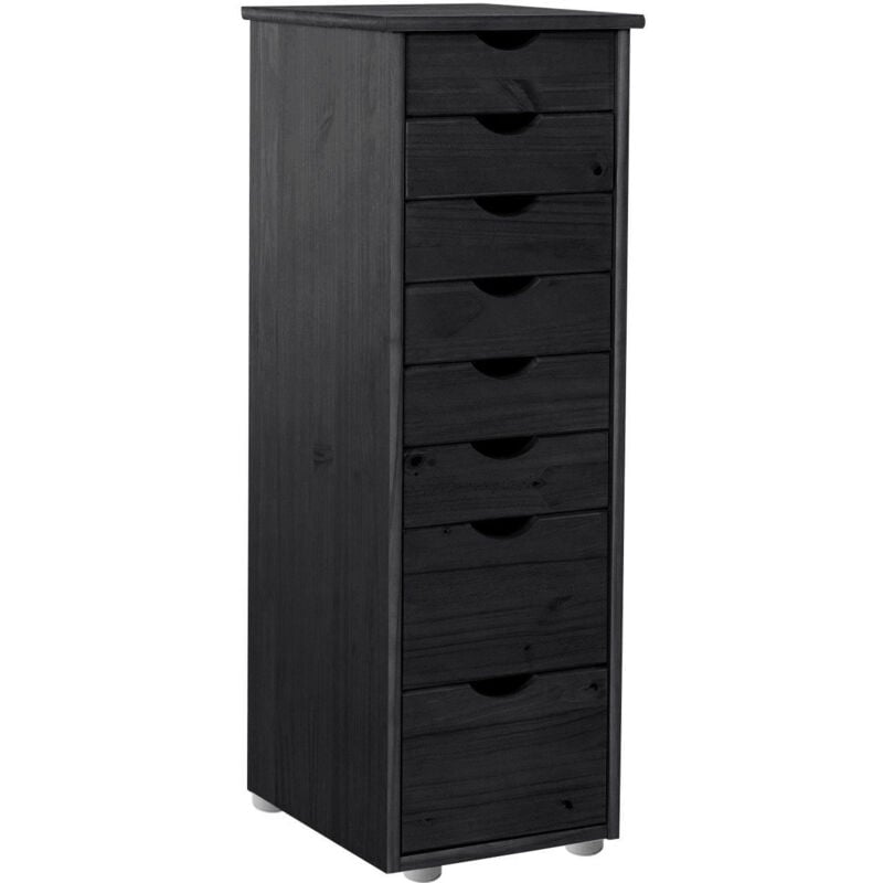 Gava Commode 8 tiroirs noir