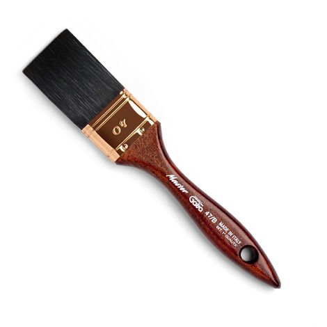 Gava pennellessa professionale setola nera  mm. 70 (12 pezzi) - Gava