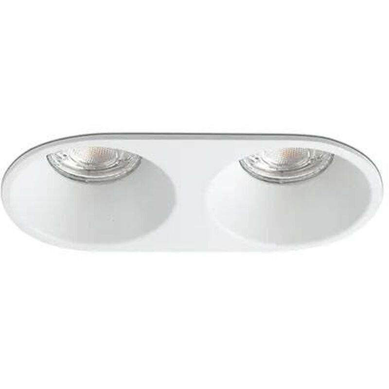 Gaz encastré plafond blanc GU10 43420