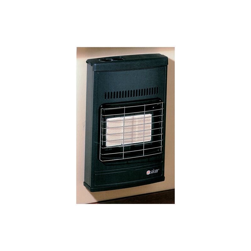 Re'chaud gaz me'thane infrarouge Sicar ECO40 4200W surface chauffe'e 110 m en tole au mur