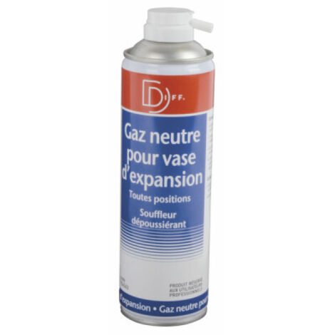 Diff – Gaz neutre pour vase d'expansion 650ml – Aérosol ininflammable – Utilisation toutes positions – Nettoyage et dépoussiérage