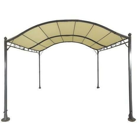 FRASCHETTI Gazebi gazebo in acciaio pergola maxi cm300x400 xh max 250 arredo giardino