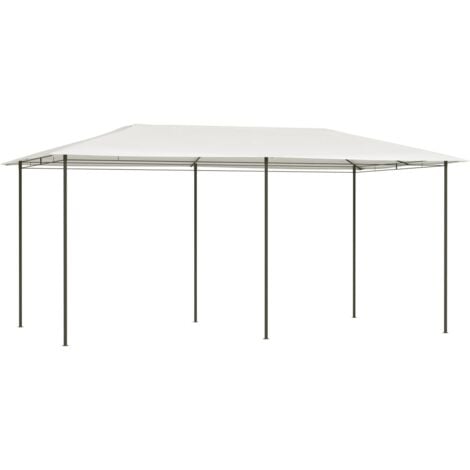Gazebo 2.98x5.3x2.59 m Cream 160 g/m² vidaXL