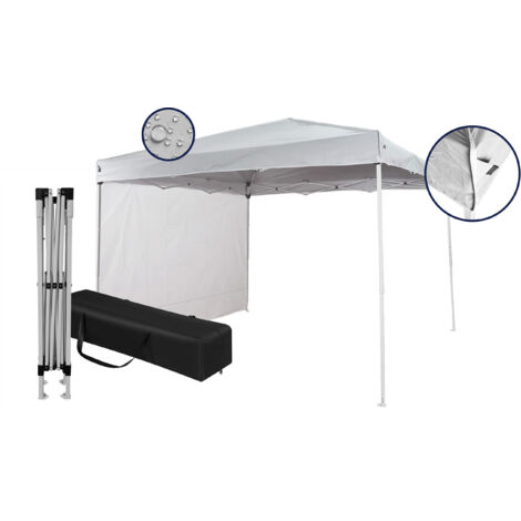 Gazebo 3x3 mt Pieghevole Impermeabile Da Esterno con 1 parete