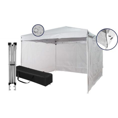 Gazebo 3x3 mt Pieghevole Impermeabile Da Esterno con 3 pareti