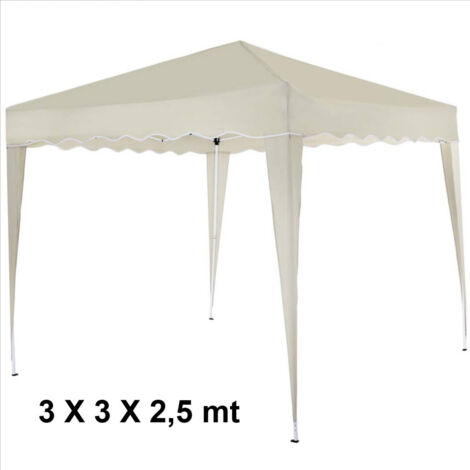 Gazebo 3x3x2.5 Mt Impermeability Tendone