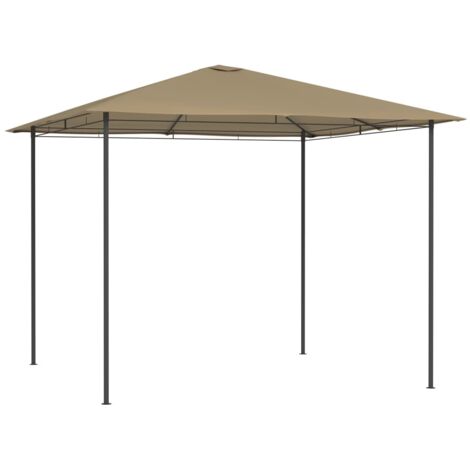 Gazebo 3x3x2,6 m Grigio Talpa 160 g/m² vidaXL