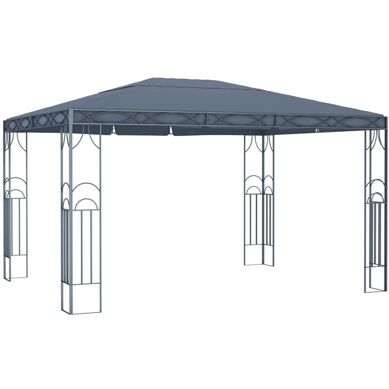 Gazebo 400x300 cm Antracite - Vidaxl