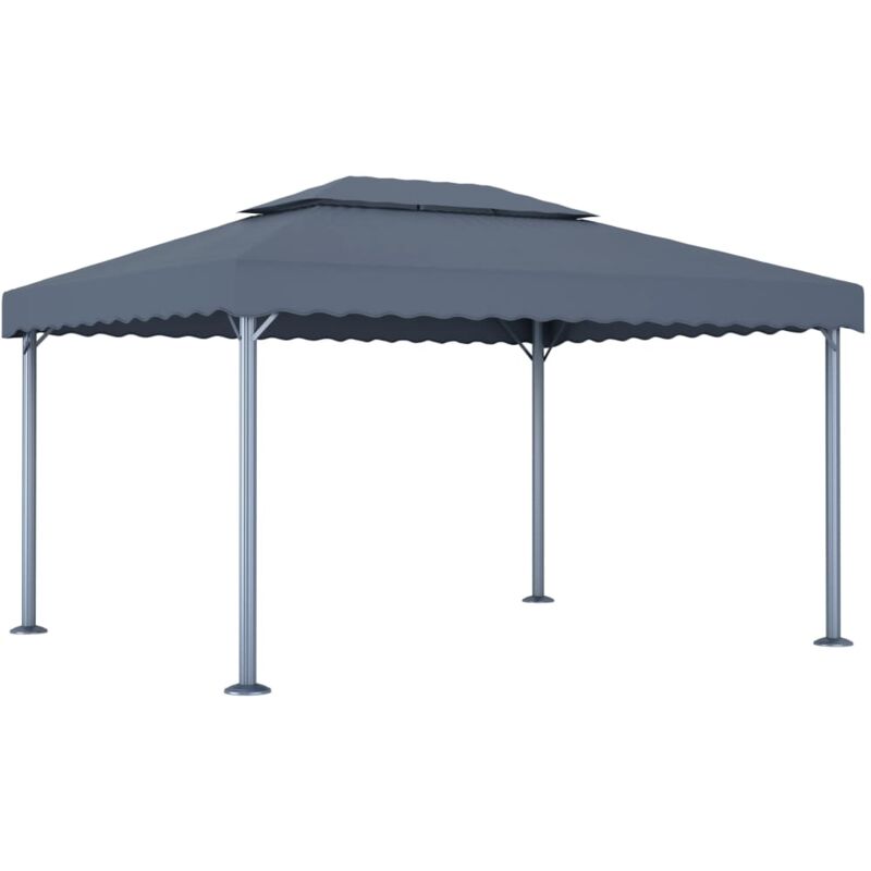 Gazebo 400x300 cm Antracite Alluminio Vidaxl 2107