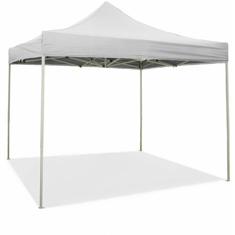 Gazebo A Accordéon Refermable Polyvalent 3x3 Mt EasyFlex De Jardin BLANC