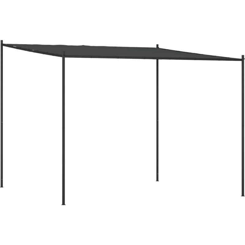 Gazebo Anthracite 3x3 M 180 G/m² Fabric And Steel Vidaxl
