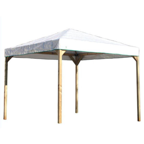 GAZEBO BASIC 300X300XH218CM IN PINO IMPREGNATO
