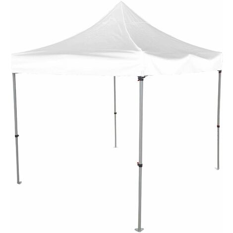 Gazebo chiudibile telescopico in alluminio professionale con telo in  PVC mt3x3 Cora1