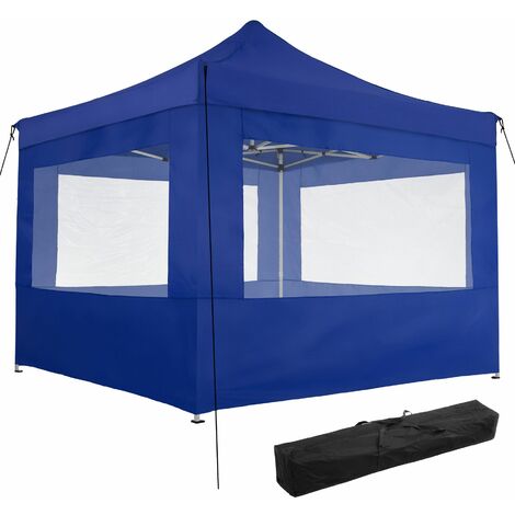 Gazebo collapsible 3x3 m with 4 Sides - Olivia - garden gazebo, gazebo with sides, camping gazebo
