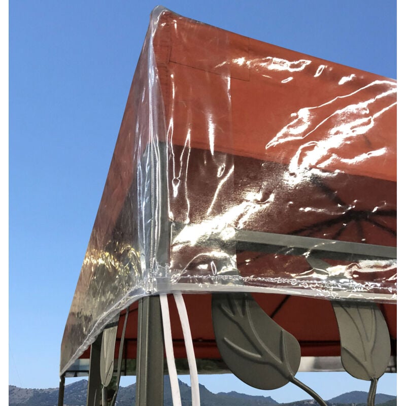 

Gazebo Cubierta protectora Pavillon 2 x 2 m Impermeable Transparente Protección contra la intemperie