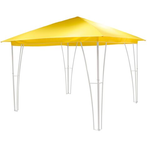 Gazebo da giardino 300x300 cm Telo 160 gr./mq struttura in acciaio Sun Flower